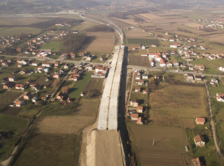 The Banjaluka – Doboj motorway, section Banjaluka – Prnjavor: MAIN STRUCTURES ARE CONSTRUCTED