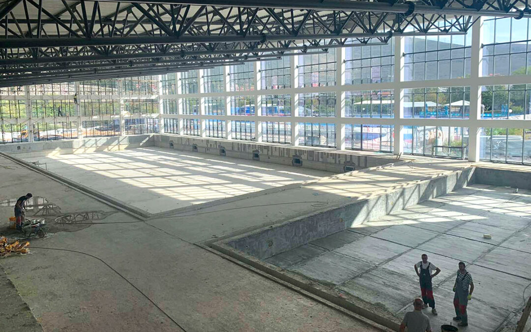 Intensive works on the construction of indoor Olympic swimming pool in Trebinje