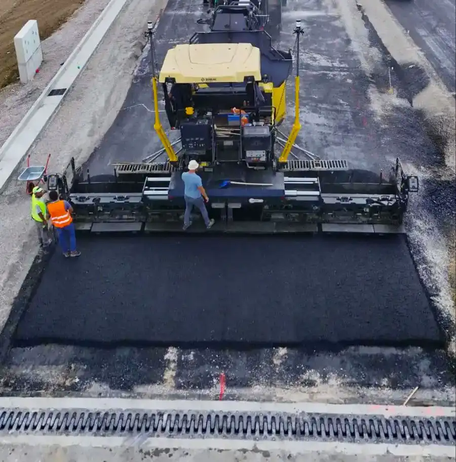 Počelo polaganje asfalta na autoputu Rača – Bijeljina